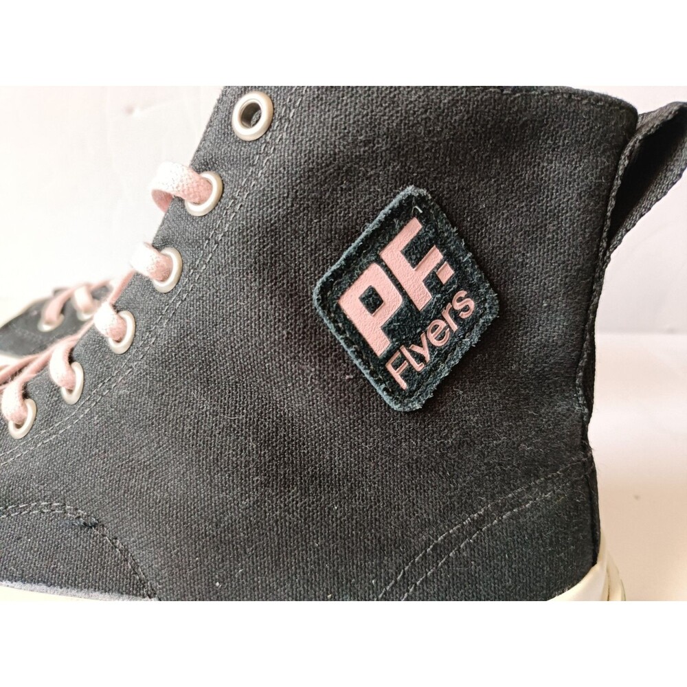 PF Flyers All American Shoes Women’s 8.5 Men's 7 High Top Shoes Black - Picture 7 of 10